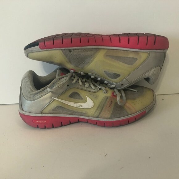 NIKE Sneakers Women's Size 8.5 Pink Flex Flywire Cross Training Running Shoes - Picture 11 of 12